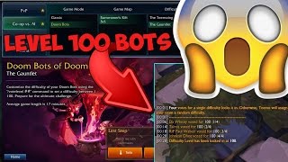 Level 100 DOOM BOTS! - PBE Server - Live GamePlay - League Of Legends