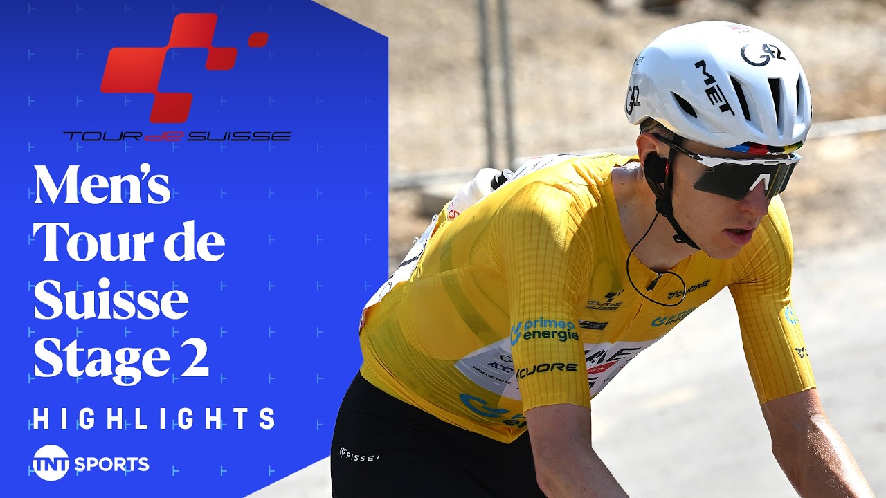 GREAT BATTLE! π | 2026 Tour de Suisse Men's Stage 2 Race Highlights | TNT Sports Cycling