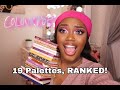 RANKING ALL OF MY COLOURPOP 12 PAN PALETTES!