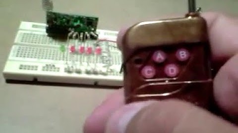 Kit inalambrico RF 315MHz - 4 canales - 100mts