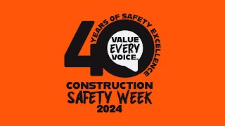 2024 Construction Safety Week - Day 1 - English