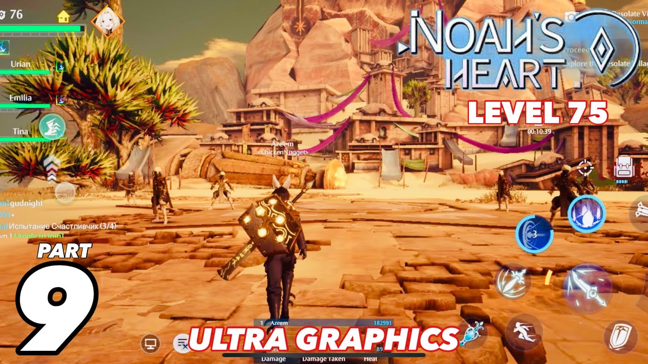 NOAH'S HEART | iOS | Level 75 | Chapter 6 | Ultra Graphics | Story Mode Gameplay | iPhone 14 Pro Max