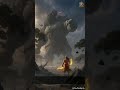 Rama vs Kumbhakarna ⚔️ | Giant Falls | Ramayana Episode 34 #shorts #ramayana