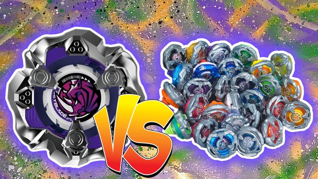 HOPPING RHINOCEROS! Purple Rhinohorn Vs 28 BEYS! Beyblade X
