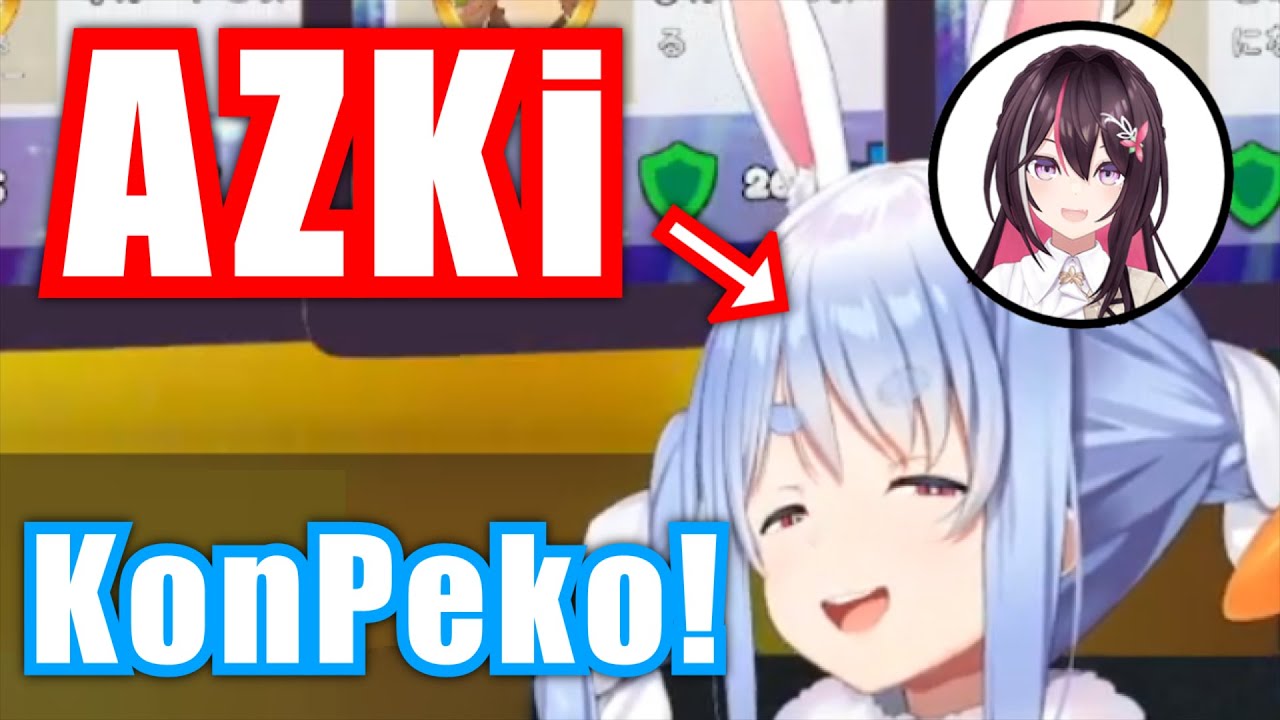 Pekora Lets AZKi Stream With Her Vtuber Model【Hololive/Usada Pekora】