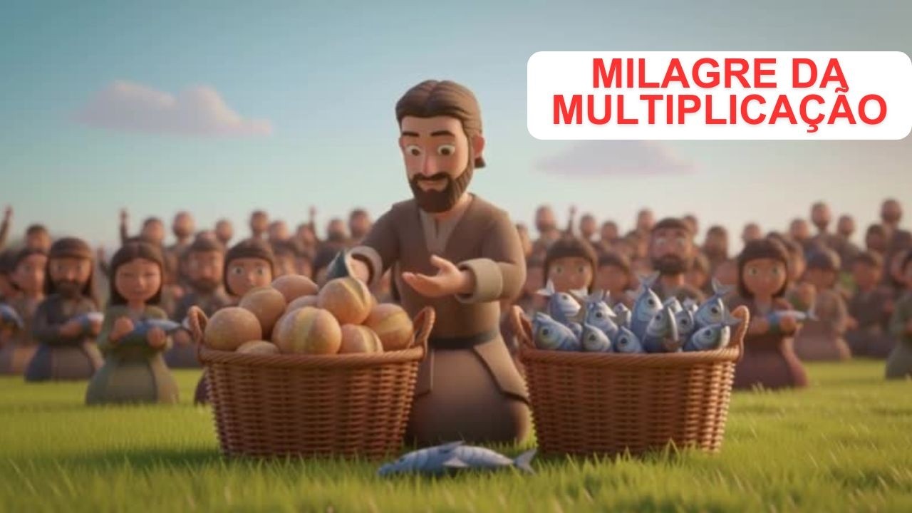 MILAGRE DA MULTIPLICAÇÃO | Música Infantil Gospel | Canal Louvor Infantil
