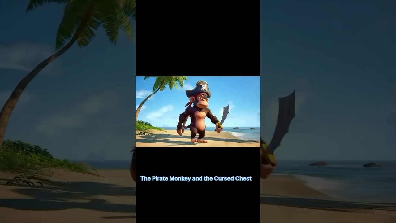 The Pirate Monkey and the Cursed Chest – Hilarious AI Animated Short