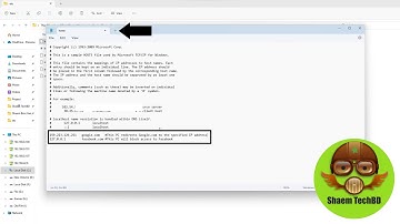 How to Edit HOSTS File on Windows 11