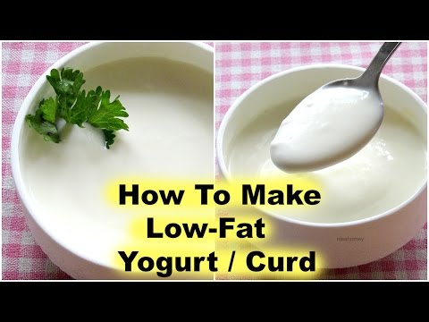 Video: How To Make Homemade Low Fat Yogurt