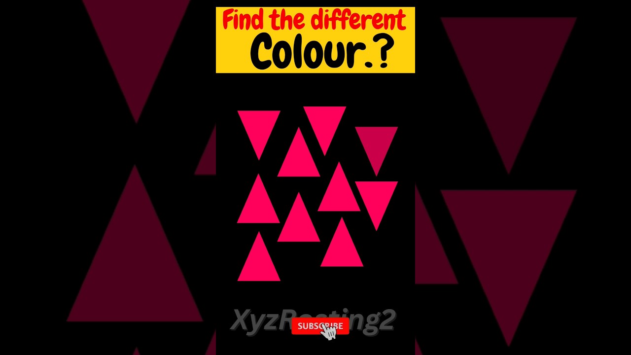 Find the different colours ▶️ | find the colour | brain test | 
