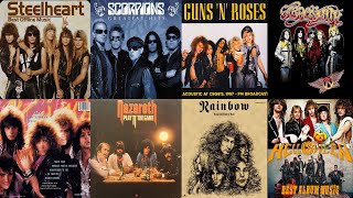 Nazareth - Rainbow - Aerosmith - Guns N&#39; Roses - Scorpions - Nirvana - Bon Jovi ♫ Rock 70s 80s