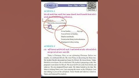 Std 6 Unit 2        Two Mo Chho         activity1