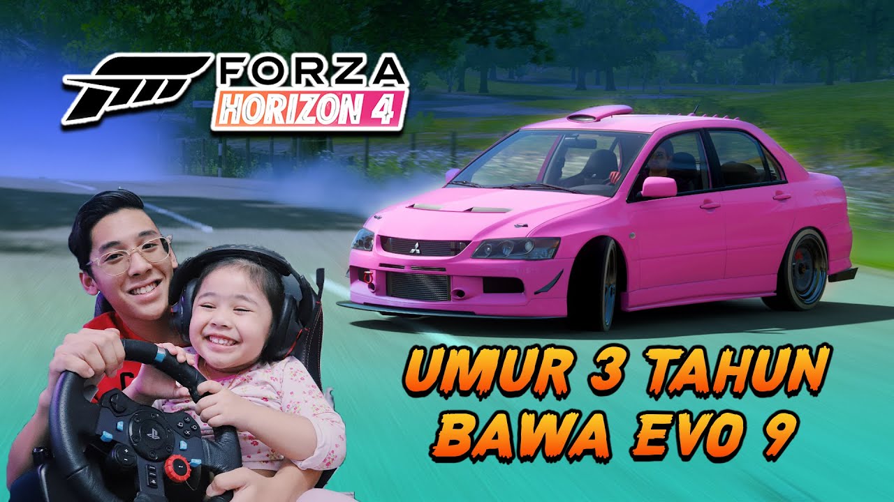UMUR 3 TAHUN BAWAK EVO 9 *1000HP* - Forza Horizon 4 (Bahasa Malaysia)