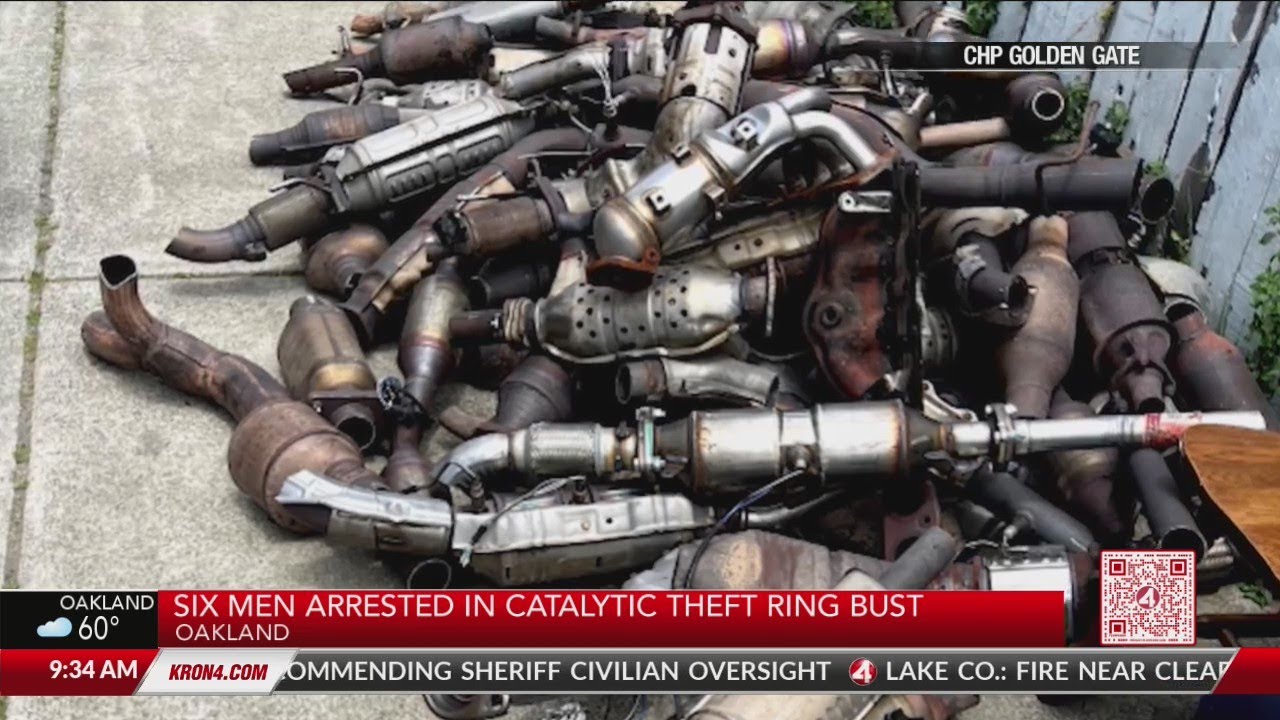 240 stolen catalytic converters found in Bay Area theft ring bust YouTube