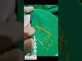border embroidery design,,,, 🪡🌿🥰 #handbroidery #shorts #viral #trending