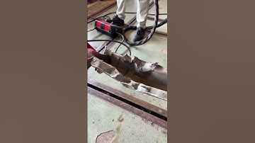 “Bent Chassis Rail? Straightened Back Like Factory with This Method!” #carrepair #ซ่อมรถ