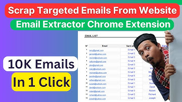 Extract Emails From Any Website 2024 | Chrome Extension for email bulk extraction |