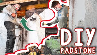 Creating our own pad stone to support attic - Removing supporting Wall - Home Renovation Self Build