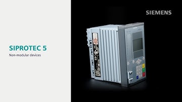 Spinning video of SIPROTEC 5 device (without extension module)