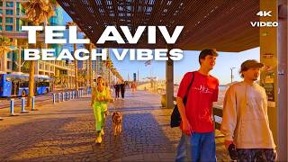 Tel Aviv Beach Vibes 🌴 Sunset Walk with Chill Music screenshot 1