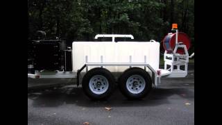 3500Psi 8 Gpm Diesel Drive 335 Tank Skid