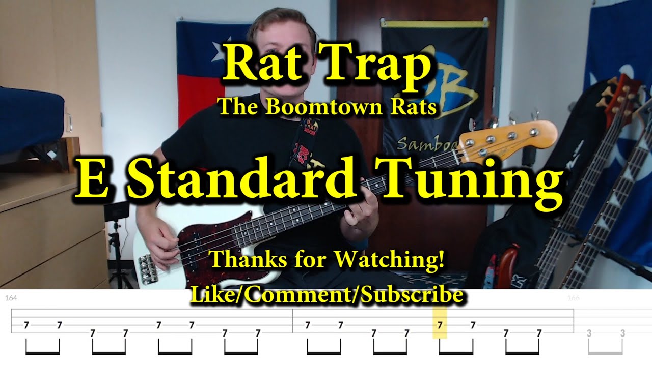 Rat Trap - The Boomtown Rats (Bass Cover with Tabs) - YouTube