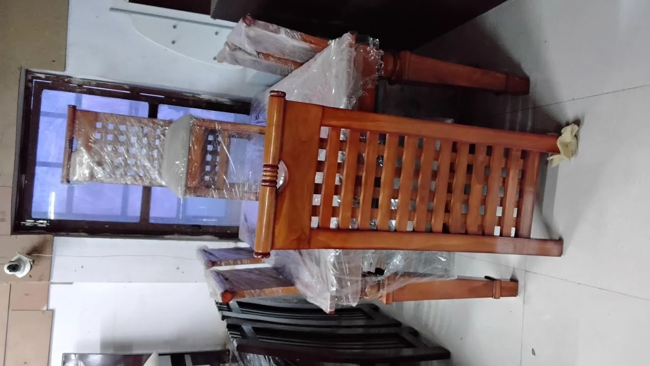 Premium Wooden Dining Table Set Furniture Bazaar Lucknow E.M.I Facility 