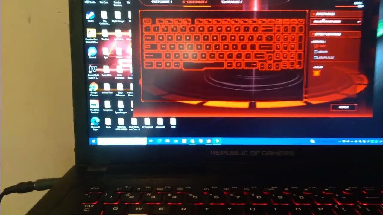 how-to-change-keyboard-color-on-asus-rog-gaming-laptop-youtube