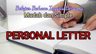Personal Letter