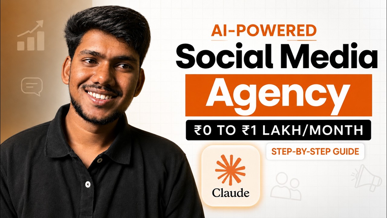 How to Start an AI-Powered Social Media Agency in 2026 — ₹0 to ₹1 Lakh/Month