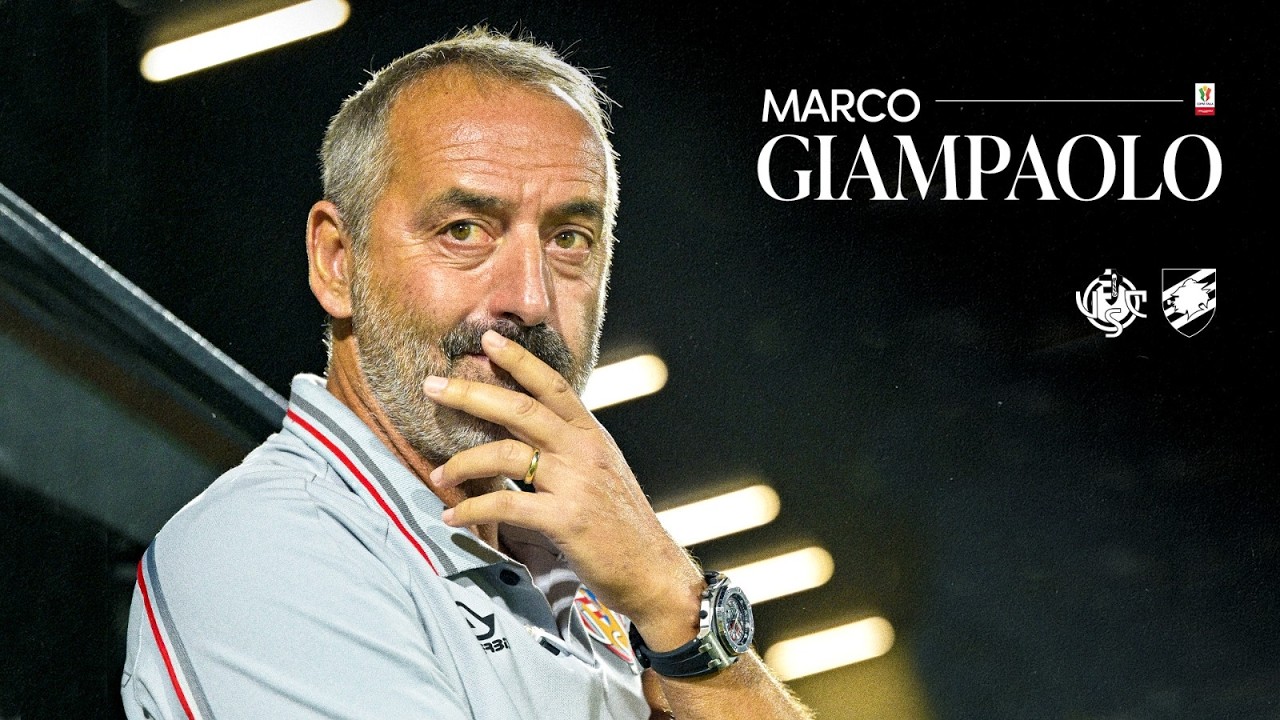 MARCO GIAMPAOLO | “La squadra mi è piaciuta, continuiamo a lavorare” | CONFERENZA STAMPA