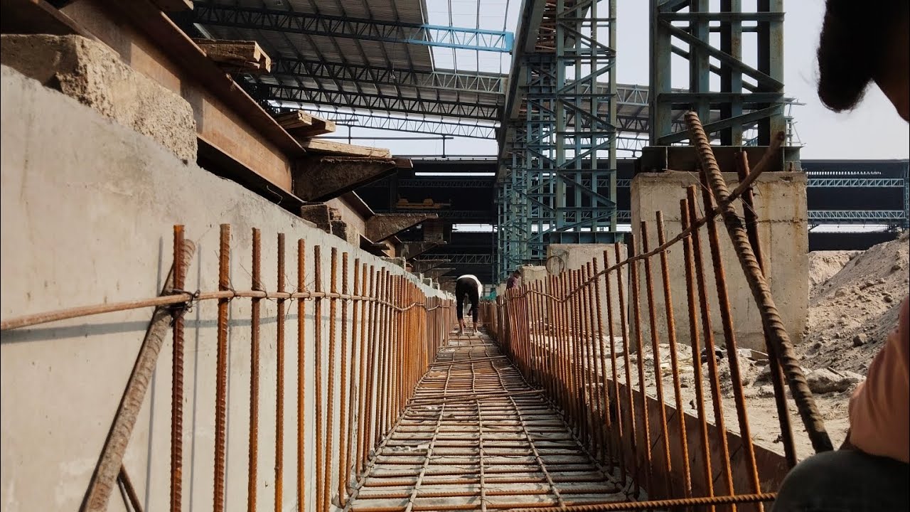 Trench Raft RAFT CASTING for 60m. Cooling bed
