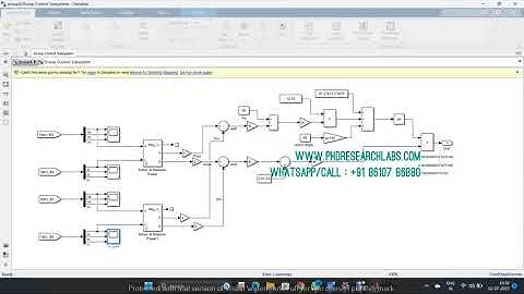 Microgrid inverter droop control Matlab Simulink Simulation