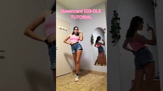 (G)I-DLE 'Queencard' Dance tutorial (Mirrored + 0.75 speed) #kpop