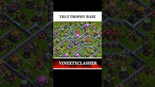 Only 1 star TH15 War Base Anti 2 Star Anti Root Rider Anti Dragon Clash of Clans🔥