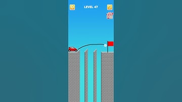 Draw Bridge Game | Level 47#shorts #ytshorts #gameplay