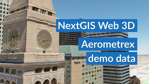 NextGIS Web 3D – Aerometrex demo data