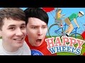 Dan and Phil play HAPPY WHEELS!!