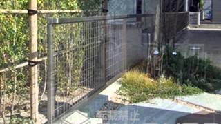 福岡県のアルメッシュフェンス1型 施工例 | エクステリアのエクスショップ