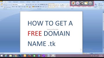 How to get a free domain name .tk