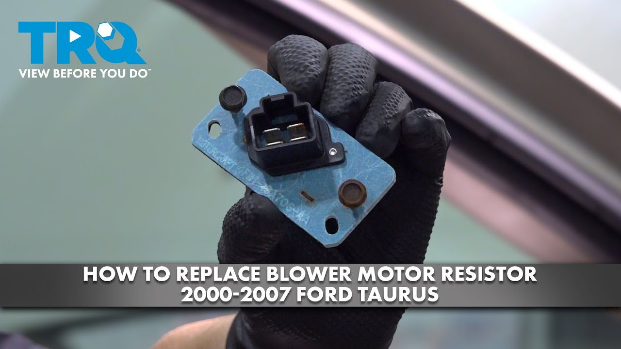 How to Replace Blower Motor Resistor 2000-2007 Ford Taurus