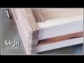 how to make a half-dovetail-jointed drawer / easy & strong [woodworking]