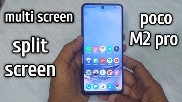 How to use split screen | multi screen on Poco M2 Pro