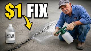 This $1 Hardware Spray REMOVES Every Concrete Crack PERMANENTLY — Nobody Wants to Tell You