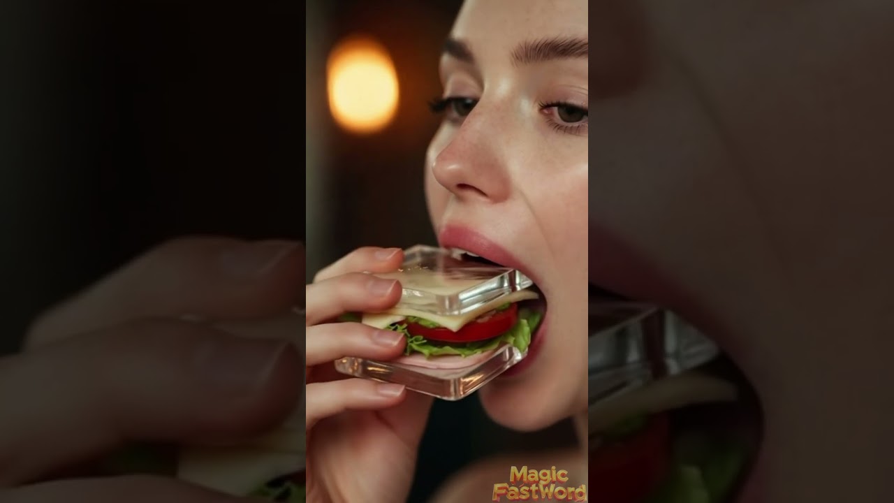 Eating Glass Sandwich🥪
