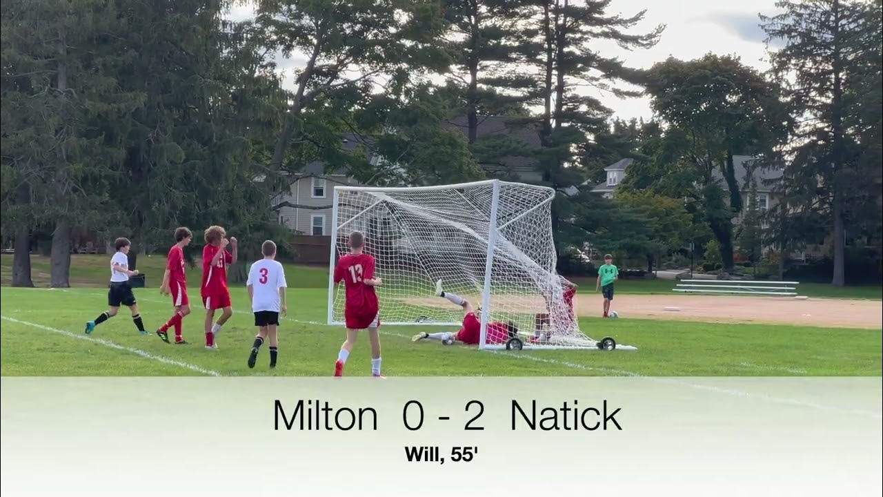 Natick HS Freshman Soccer Fall 2022 at Milton HS YouTube