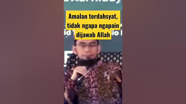 amalan terdahsyat ketika Berdoa allah langsung kabulkan (Ustad Adi hidayat lc. MA)
