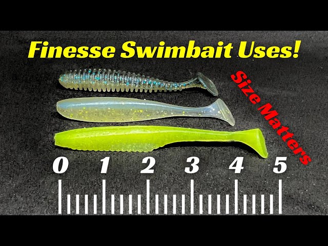 These Finesse Swimbaits Are Amazing! When And Where I Use Them! 