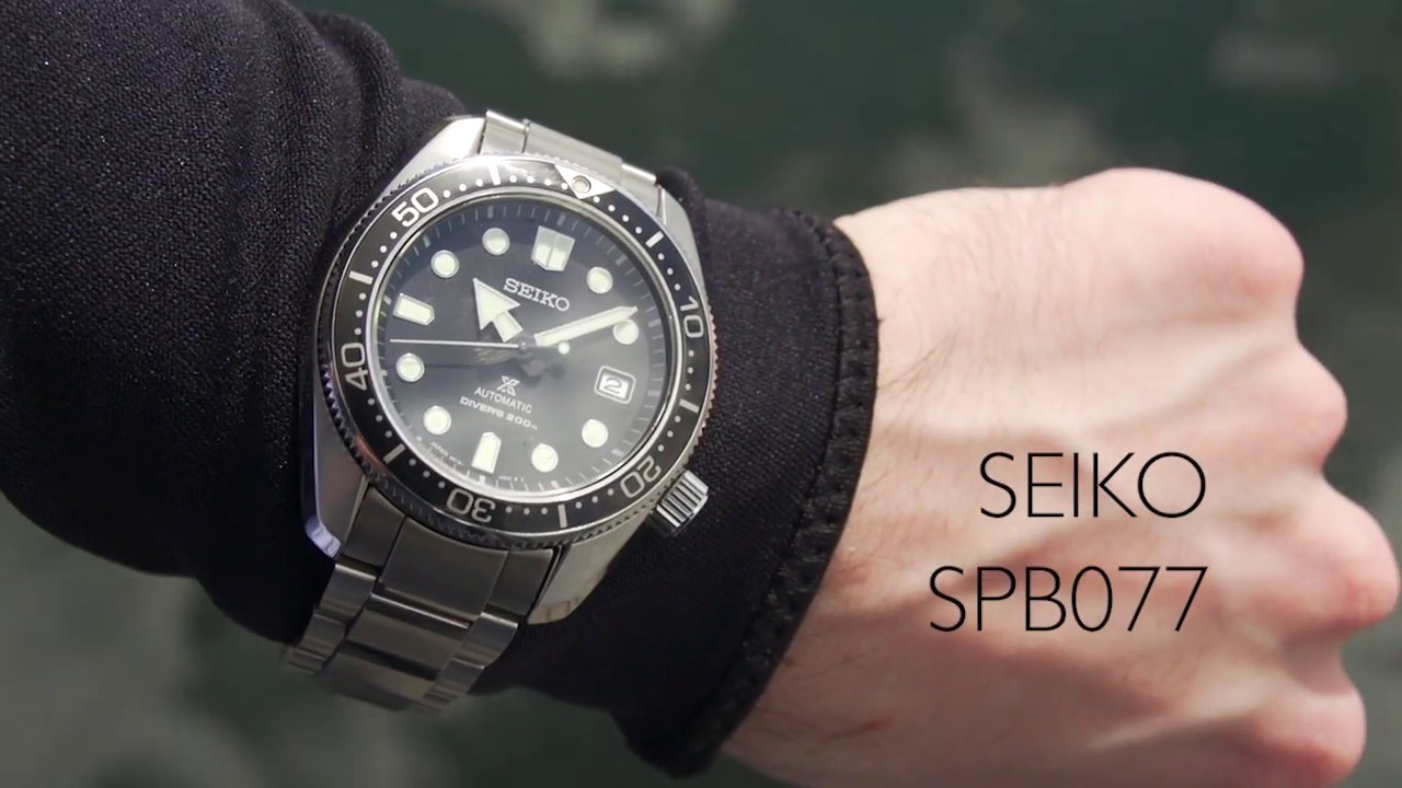 Seiko SPB077 Dive Watch - YouTube