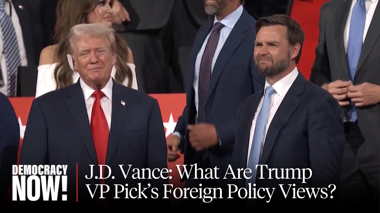 J.D. Vance Criticizes Biden's Support for Iraq War in 2003 But Pushes Hawkish Policy on China & Iran